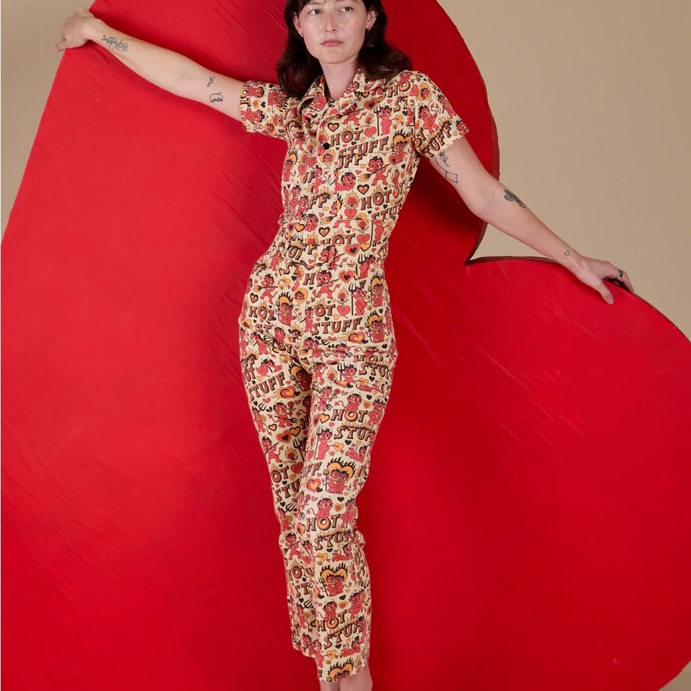 IS0 — Big Bud Press — 'Hot Stuff' Printed Jumpsuit